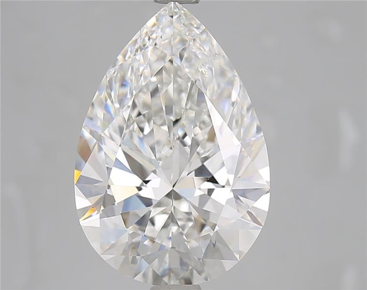 Lab Grown Diamond 6Ct E-VVS2 Pear - IGILG838658123 1