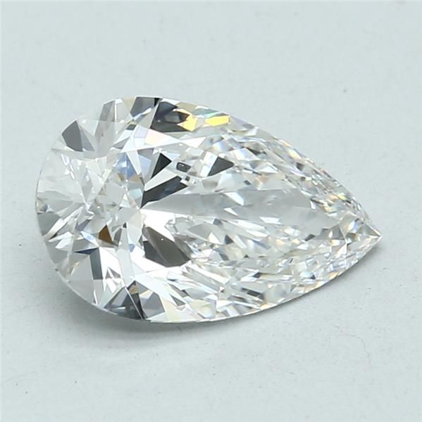 Lab Grown Diamond 2,02Ct E-VVS2 Pear - IGILG837608456 1