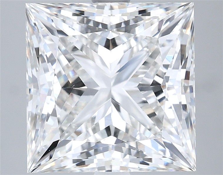 Lab Grown Diamond 5,57Ct F-VS1 Princess - IGILG696508979 1