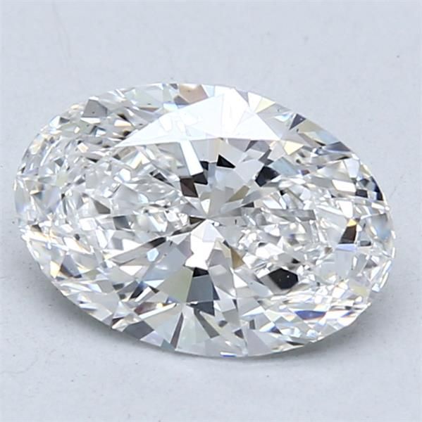 Lab Grown Diamond 1,55Ct D-VS2 Oval - IGILG792634255 1