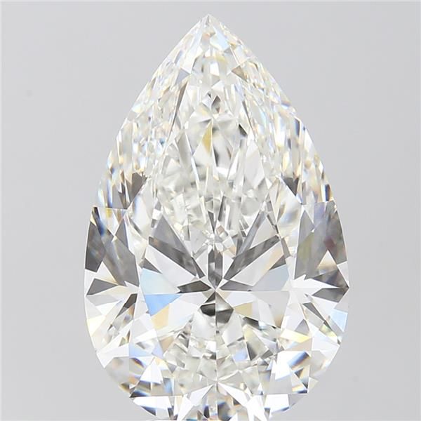 Lab Grown Diamond 7,1Ct F-VVS2 Pear - IGILG826601024 1