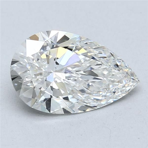 Lab Grown Diamond 2Ct F-VS1 Pear - IGILG818690724 1
