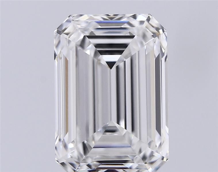 Lab Grown Diamond 3,74Ct F-VVS2 Emerald - GIA7503864355 1