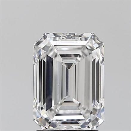 Lab Grown Diamond 2Ct E-VS2 Emerald - IGILG649470956 1
