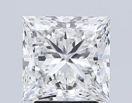 Lab Grown Diamond 4,51Ct F-VS1 Princess - IGILG644418473 1