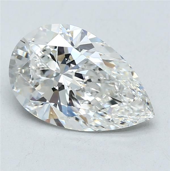 Lab Grown Diamond 2,54Ct F-VVS2 Pear - IGILG814620312 1