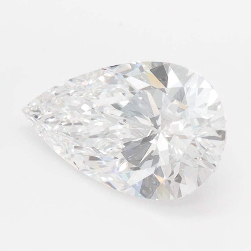 Lab Grown Diamond 1,58Ct D-IF Pear - IGILG743593528 1