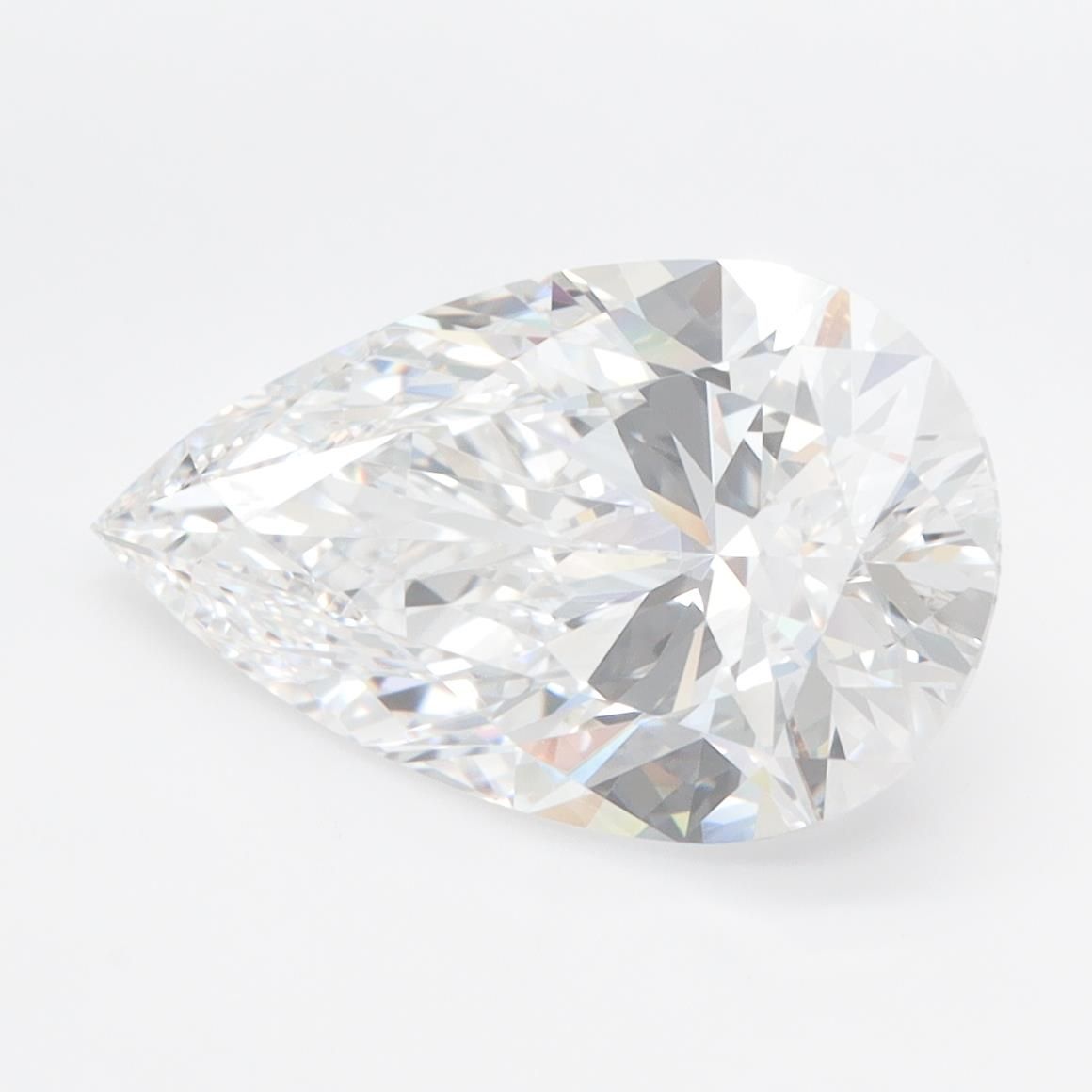 Lab Grown Diamond 3,54Ct D-IF Pear - IGILG743594240 1