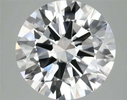 Lab Grown Diamond 3,86Ct D-VVS2 Round - IGILG813625210 1