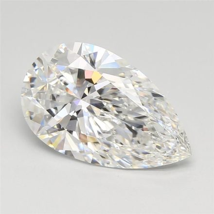 Lab Grown Diamond 7,07Ct E-VVS2 Pear - IGILG770640065 1
