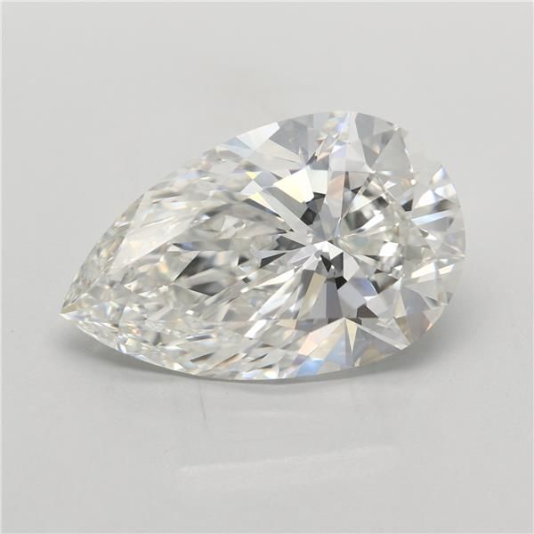 Lab Grown Diamond 5,58Ct F-VVS2 Pear - IGILG799645235 1