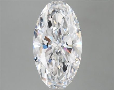 Lab Grown Diamond 3,68Ct D-VVS2 Oval - IGILG821650427 1
