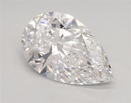 Lab Grown Diamond 3,54Ct D-VVS2 Pear - IGILG779664800 1