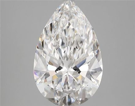 Lab Grown Diamond 4,38Ct D-VVS2 Pear - IGILG824608030 1