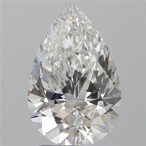 Lab Grown Diamond 2,52Ct E-VVS2 Pear - IGILG784618190 1