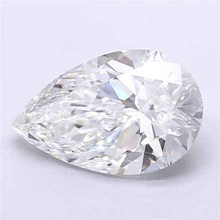Lab Grown Diamond 1,24Ct D-VVS2 Pear - IGILG838610652 1