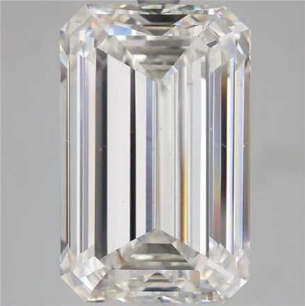 Lab Grown Diamond 9Ct H-VS2 Emerald - IGILG678564404 1