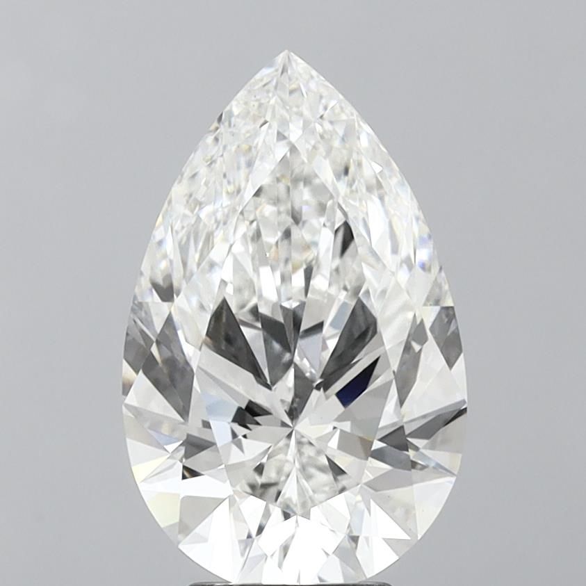Lab Grown Diamond 5,08Ct F-VS1 Pear - IGILG621454835 1