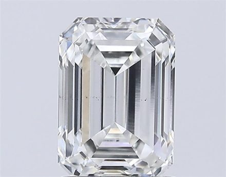 Lab Grown Diamond 1,58Ct E-VS2 Emerald - IGILG636404524 1