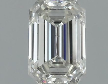 Diamond Natural 0,37Ct I-SI1 Emerald - GIA1533425421 1