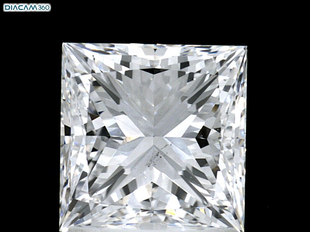 Diamond Natural 1,94Ct D-VS2 Princess - GIA5201710824 1