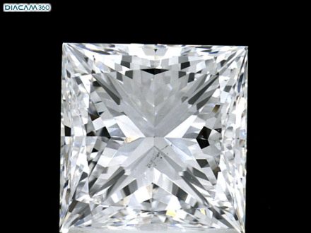 Diamond Natural 1,94Ct D-VS2 Princess - GIA5201710824 1