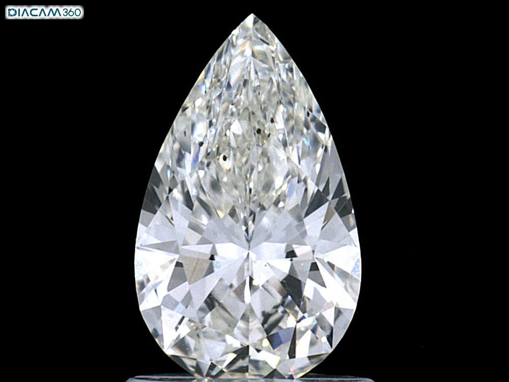 Diamond Natural 1,07Ct J-SI1 Pear - GIA7235248431 1
