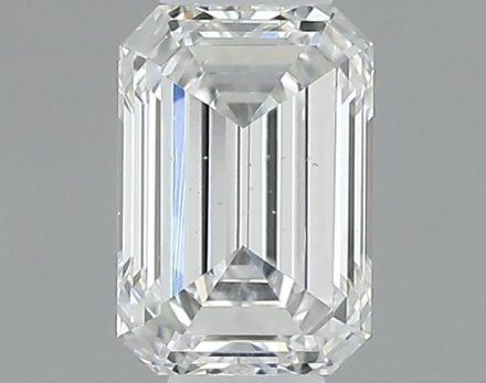 Diamond Natural 0,31Ct F-SI1 Emerald - GIA5526770305 1