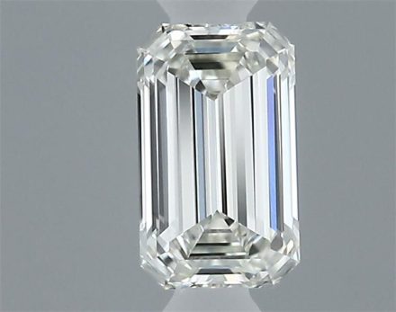 Diamond Natural 0,4Ct J-VVS1 Emerald - GIA6491697106 1