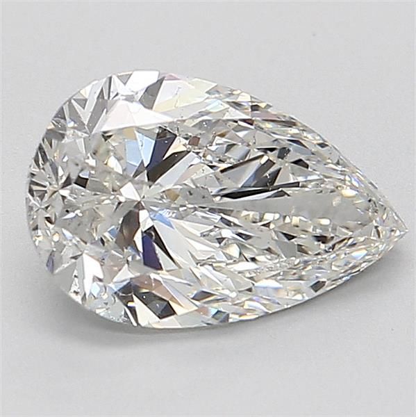Diamond Natural 1,7Ct G-SI2 Pear - GIA5453109909 1