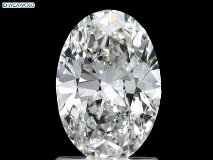 Diamond Natural 1,55Ct G-SI1 Oval - GIA5222974391 1