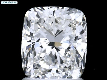 Diamond Natural 1,73Ct H-VS2 Cushion - GIA6435768441 1