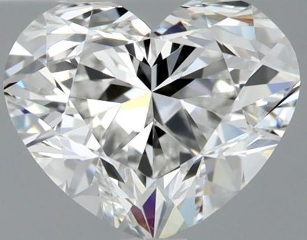 Diamond Natural 1Ct F-VS2 Heart - GIA6532711231 1