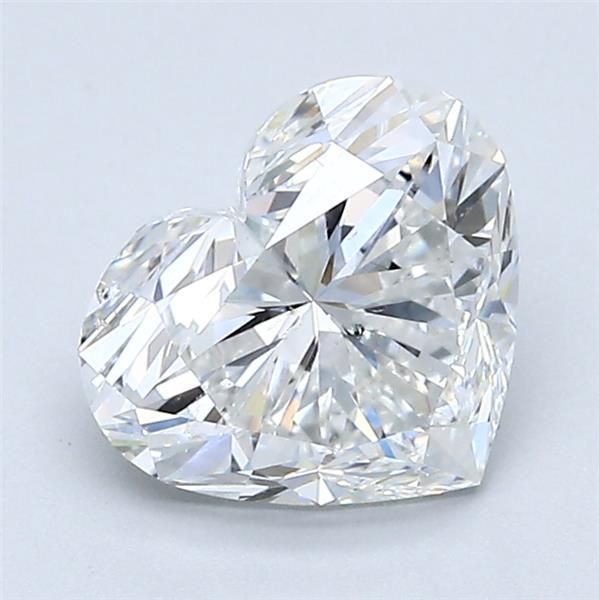 Diamond Natural 1,6Ct F-SI2 Heart - GIA6385962342 1