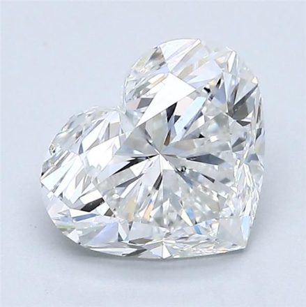 Diamond Natural 1,6Ct F-SI2 Heart - GIA6385962342 1