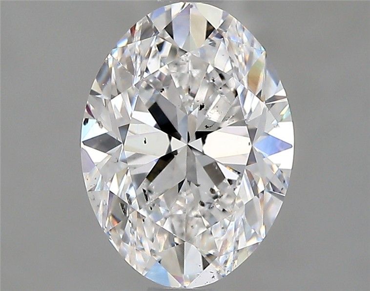 Diamond Natural 1,7Ct D-SI2 Oval - GIA6522052397 1