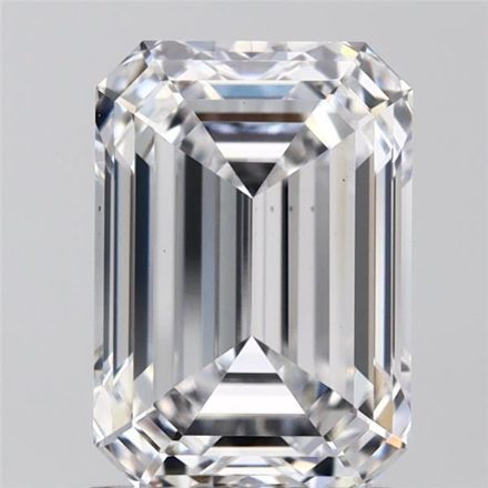 Lab Grown Diamond 1,77Ct D-VS1 Emerald - IGILG654455123 1