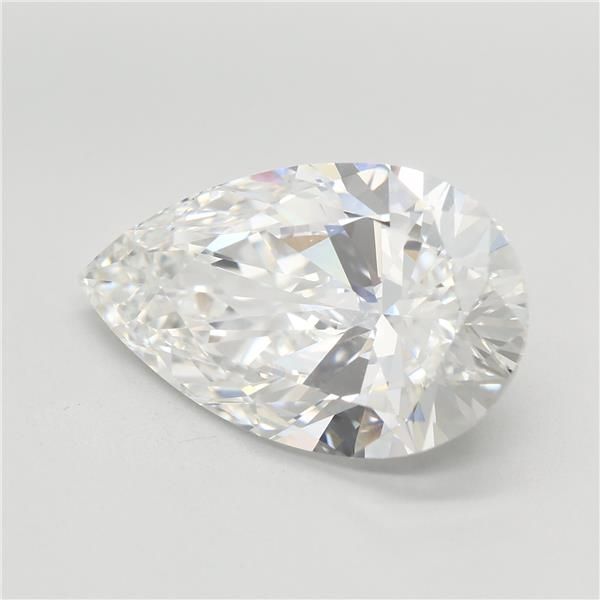Lab Grown Diamond 5,7Ct F-VVS2 Pear - IGILG799647926 1