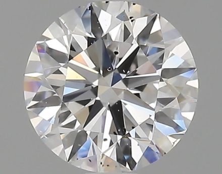 Diamond Natural 1,5Ct D-SI2 Round - GIA1489316171 1