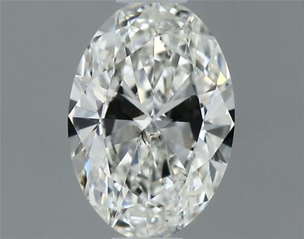 Diamond Natural 0,42Ct H-SI1 Oval - GIA7551566090 1