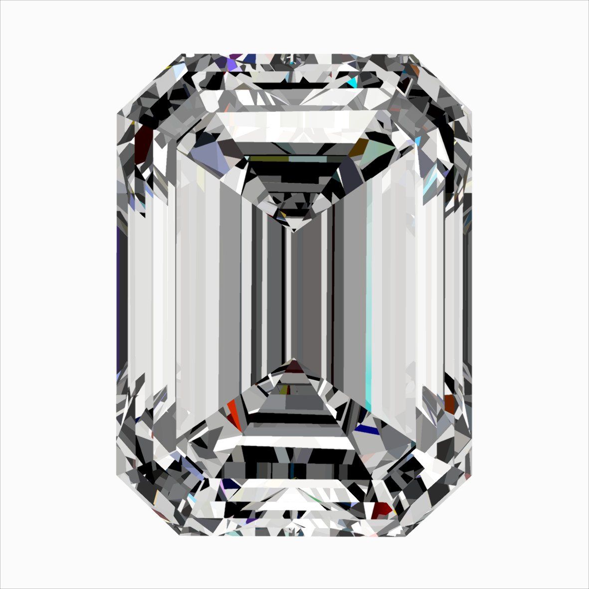 Diamond Natural 0,4Ct I-VVS1 Emerald - GIA2567201384 1