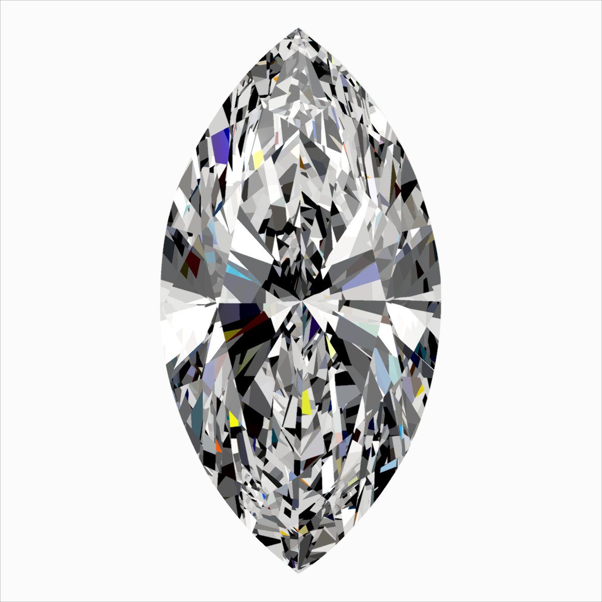 Diamond Natural 0,4Ct J-SI1 Marquise - GIA1563201231 1