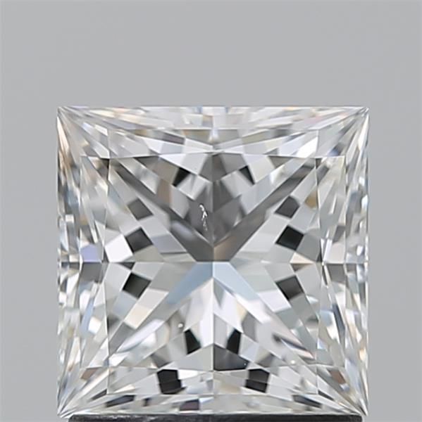 Diamond Natural 1,51Ct H-SI1 Princess - GIA2241080117 1