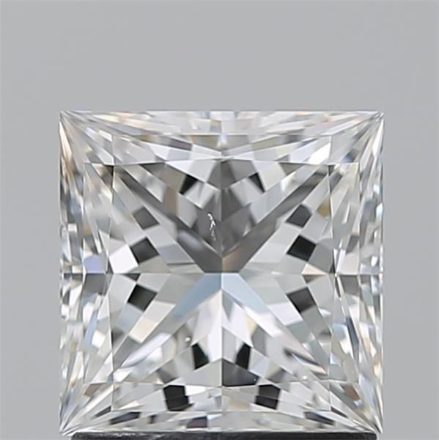 Diamond Natural 1,51Ct H-SI1 Princess - GIA2241080117 1