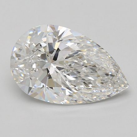 Lab Grown Diamond 5,09Ct D-VVS1 Pear - IGILG840640003 1