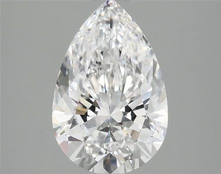 Lab Grown Diamond 5,09Ct D-VS1 Pear - IGILG801603970 1