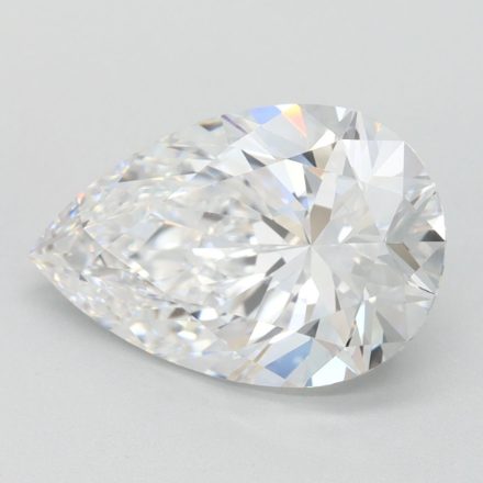 Lab Grown Diamond 3,02Ct D-FL Pear - IGILG784646289 1