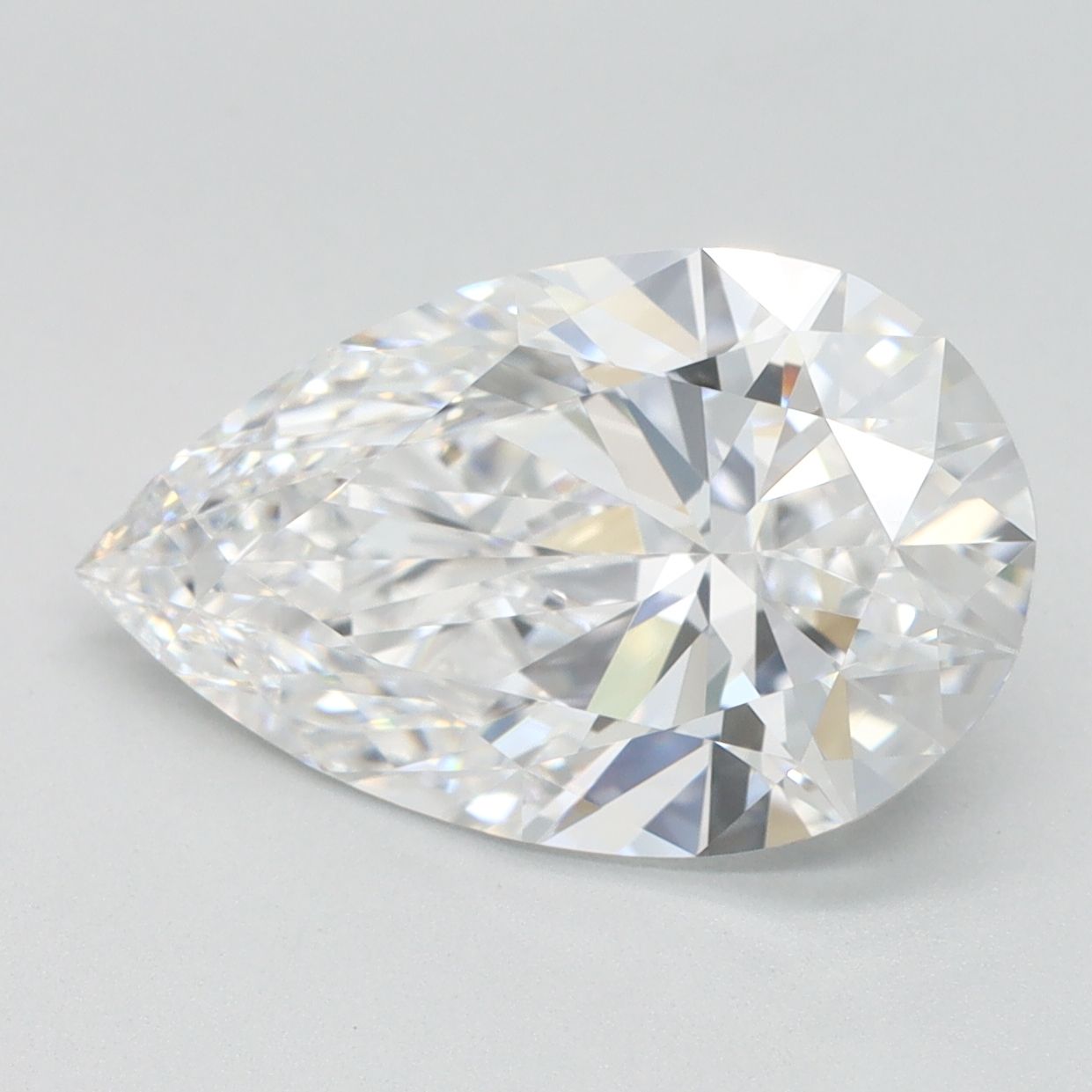 Lab Grown Diamond 3,02Ct D-FL Pear - IGILG804665097 1