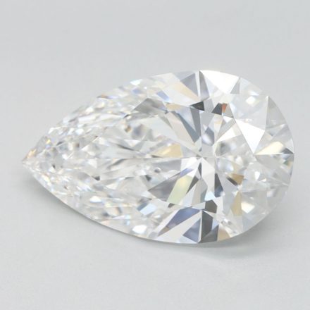 Lab Grown Diamond 3,02Ct D-FL Pear - IGILG804665097 1