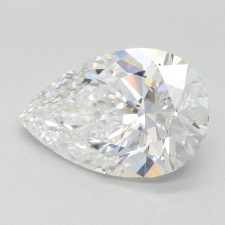 Lab Grown Diamond 3,06Ct D-FL Pear - IGILG816625991 1